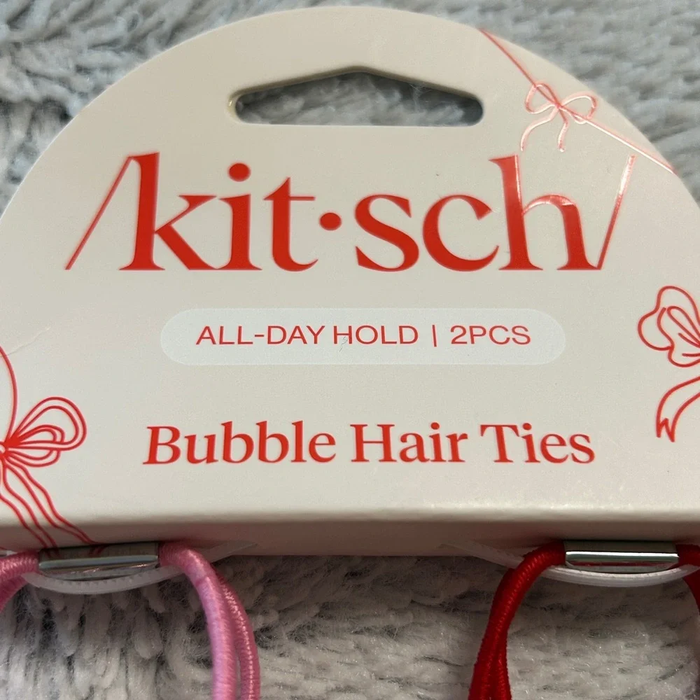 Kitsch Damage-Free Bubble Hair Tie, Sparkling Rhinestone Ponytail tieCrease-Free